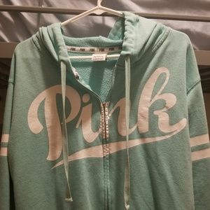 (Pink) aqua green sweater